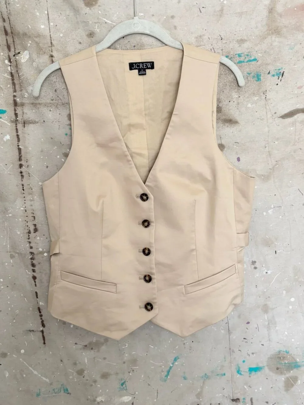 J Crew Limited Edition Slim-Fit Vest in Lightweight Chino